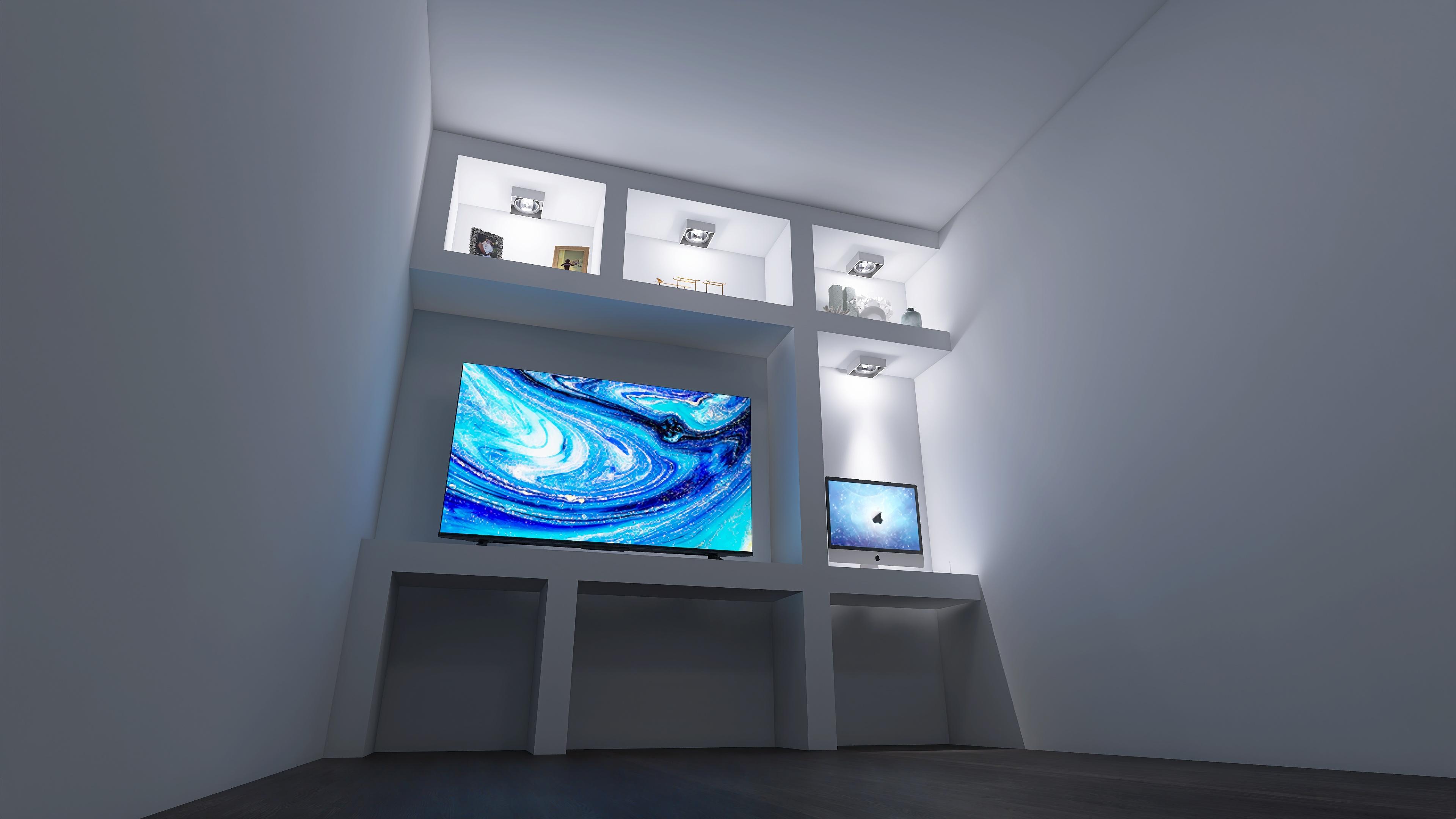 Rendering 3D Strutture in Cartongesso – Interni Personalizzati - Immagine 1