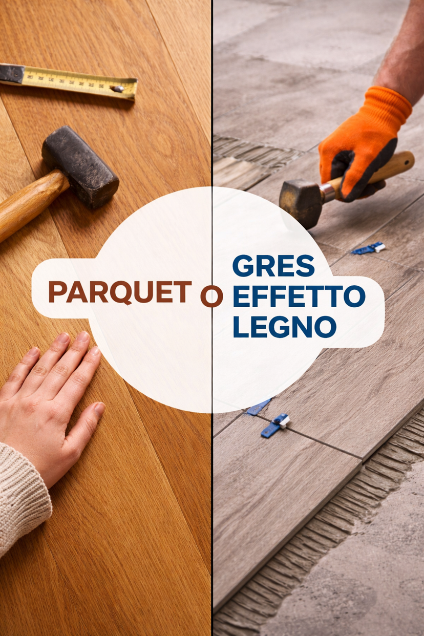 Parquet o gres effetto legno: quale scegliere per la tua casa?