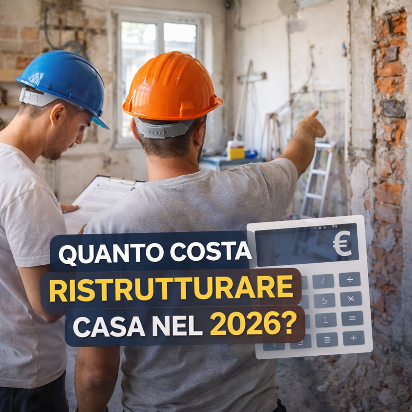 Quanto costa ristrutturare casa nel 2026: prezzi, esempi e fattori che influenzano il costo